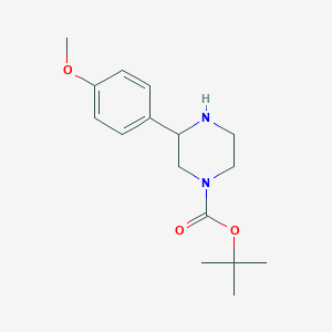 Tert-butyl 3-(4-methoxyphenyl)piperazine-1-carboxylate