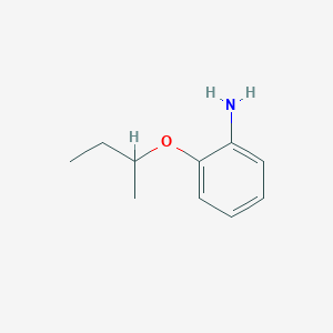 Benzenamine, 2-(1-methylpropoxy)-