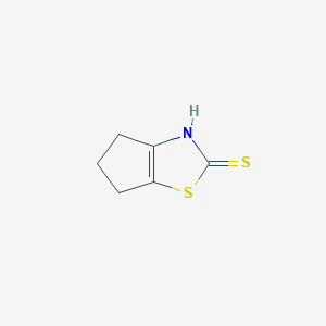 molecular formula C6H7NS2 B1317513 5,6-Dihydro-4H-cyclopenta[d][1,3]thiazole-2-thiol CAS No. 88871-84-5