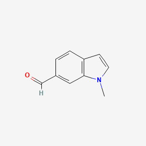 molecular formula C10H9NO B1317518 1-methyl-1H-indole-6-carbaldehyde CAS No. 21005-45-8