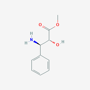 molecular formula C10H13NO3 B1317519 methyl (2R,3R)-3-amino-2-hydroxy-3-phenylpropanoate CAS No. 157722-44-6