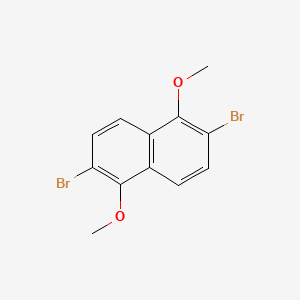 molecular formula C12H10Br2O2 B1317523 2,6-Dibromo-1,5-dimethoxynaphthalene CAS No. 91394-96-6