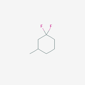 molecular formula C7H12F2 B1317539 1,1-Difluoro-3-methylcyclohexane CAS No. 74185-73-2