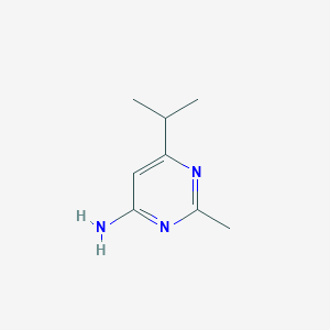molecular formula C8H13N3 B1317569 6-Isopropyl-2-methylpyrimidin-4-amine CAS No. 95206-97-6