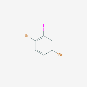molecular formula C6H3Br2I B1317579 1,4-Dibromo-2-iodobenzene CAS No. 89284-52-6