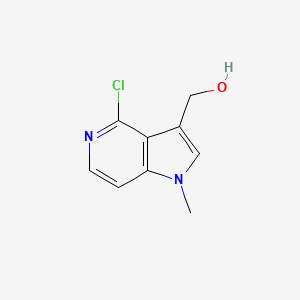 molecular formula C9H9ClN2O B1317581 (4-氯-1-甲基-1H-吡咯并[3,2-c]吡啶-3-基)甲醇 CAS No. 97989-54-3