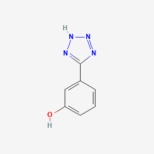 molecular formula C7H6N4O B1317582 3-(1H-Tetrazol-5-yl)phenol CAS No. 96859-34-6
