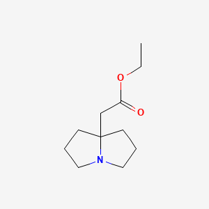 Ethyl tetrahydro-1H-pyrrolizine-7A(5H)-acetate