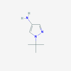 molecular formula C7H13N3 B1317585 1-tert-butyl-1H-pyrazol-4-amine CAS No. 97421-13-1