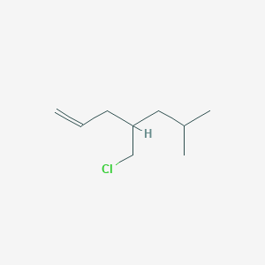 molecular formula C9H17Cl B13175951 4-(Chloromethyl)-6-methylhept-1-ene 