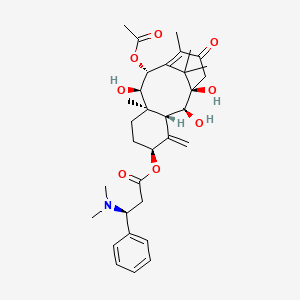 molecular formula C33H45NO8 B13176026 TaxineB 