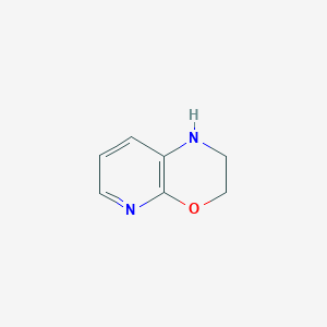 molecular formula C7H8N2O B1317610 2,3-Dihydro-1H-pyrido[2,3-b][1,4]oxazine CAS No. 1112193-37-9