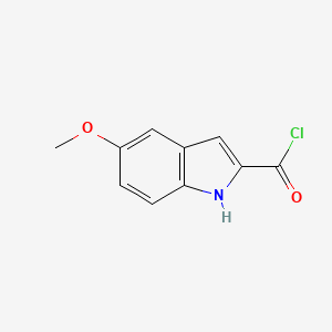 molecular formula C10H8ClNO2 B1317617 5-methoxy-1H-indole-2-carbonyl chloride CAS No. 62099-65-4