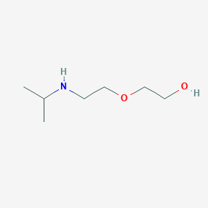 molecular formula C7H17NO2 B1317618 2-{2-[(Propan-2-yl)amino]ethoxy}ethan-1-ol CAS No. 16202-11-2