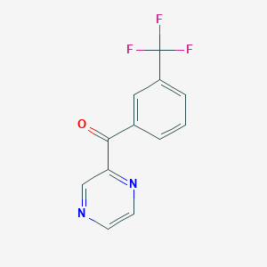 Pyrazin-2-yl[3-(trifluoromethyl)phenyl]methanone