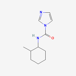molecular formula C11H17N3O B13176235 N-(2-methylcyclohexyl)-1H-imidazole-1-carboxamide 