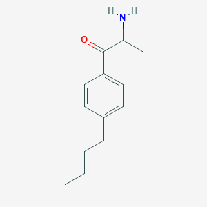 molecular formula C13H19NO B131764 2-Amino-1-(4-butylphenyl)propan-1-one CAS No. 144799-49-5