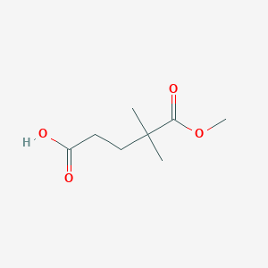 5-Methoxy-4,4-dimethyl-5-oxopentanoic acid