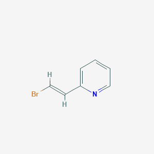 molecular formula C7H6BrN B13176478 2-(2-Bromoethenyl)pyridine 
