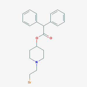 N-(2-Bromoethyl)-4-piperidinyl diphenylacetate