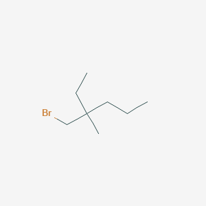 molecular formula C8H17Br B13176642 3-(Bromomethyl)-3-methylhexane 