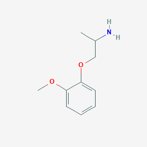 molecular formula C10H15NO2 B1317675 1-(2-Methoxyphenoxy)propan-2-amine CAS No. 6505-08-4