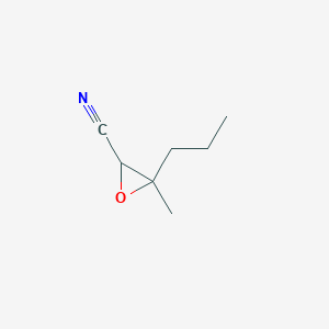 molecular formula C7H11NO B13176829 3-Methyl-3-propyloxirane-2-carbonitrile CAS No. 58901-89-6