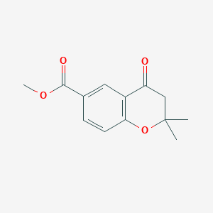molecular formula C13H14O4 B1317701 Methyl 2,2-dimethyl-4-oxochroman-6-carboxylate CAS No. 78507-90-1