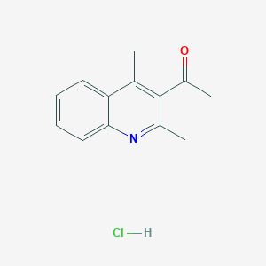 1-(2,4-Dimethylquinolin-3-YL)ethanone hydrochloride