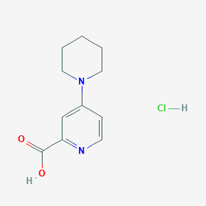 4-Piperidin-1-ylpyridine-2-carboxylic acid hydrochloride