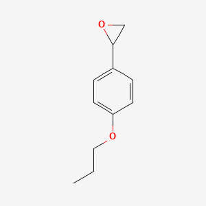molecular formula C11H14O2 B13177198 2-(4-Propoxyphenyl)oxirane 
