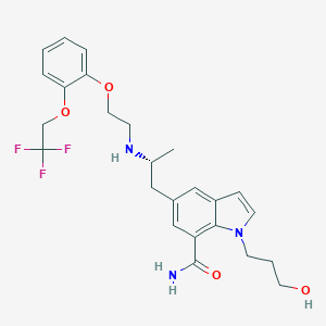 molecular formula C25H30F3N3O4 B131772 Dehydro silodosin CAS No. 175870-21-0