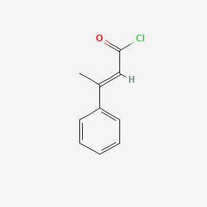 molecular formula C10H9ClO B1317743 1-Chloro-3-phenyl-2-butenal 