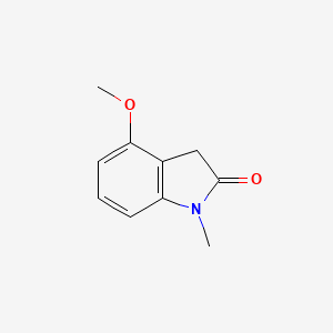 molecular formula C10H11NO2 B1317746 4-Methoxy-1-methylindolin-2-one CAS No. 7699-21-0
