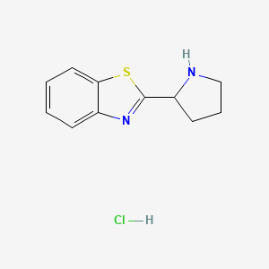 2-(Pyrrolidin-2-yl)benzo[d]thiazole hydrochloride
