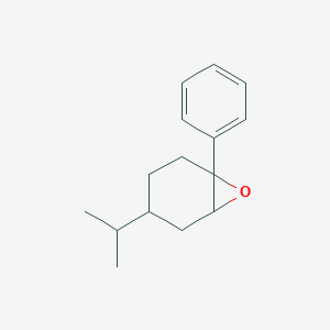 molecular formula C15H20O B13177798 1-Phenyl-4-(propan-2-yl)-7-oxabicyclo[4.1.0]heptane 