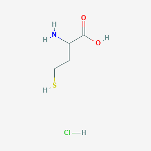 molecular formula C4H10ClNO2S B13177831 2-Amino-4-sulfanylbutanoic acid hydrochloride 