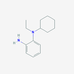molecular formula C14H22N2 B1317804 N1-Cyclohexyl-N1-ethylbenzene-1,2-diamine CAS No. 953755-69-6