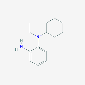 molecular formula C14H22N2 B1317804 N~1~-cyclohexyl-N~1~-ethyl-1,2-benzenediamine CAS No. 953755-69-6
