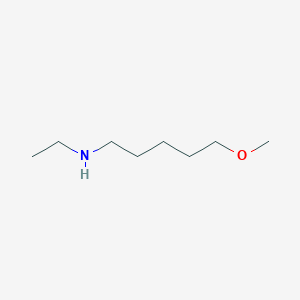 molecular formula C8H19NO B13178249 Ethyl(5-methoxypentyl)amine 