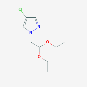 4-chloro-1-(2,2-diethoxyethyl)-1H-pyrazole