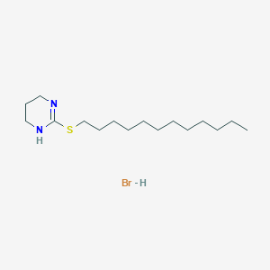 molecular formula C16H33BrN2S B13178318 2-(Dodecylsulfanyl)-1,4,5,6-tetrahydropyrimidine hydrobromide 
