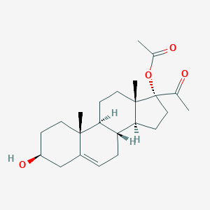 molecular formula C23H34O4 B131784 3-Hydroxy-20-oxo-5-pregnen-17alpha-yl acetate CAS No. 2381-45-5