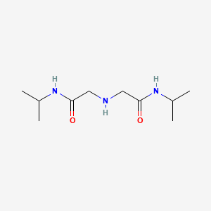 molecular formula C10H21N3O2 B13178431 N-(Propan-2-yl)-2-({[(propan-2-yl)carbamoyl]methyl}amino)acetamide CAS No. 705967-94-8