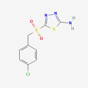 5-(4-Chlorobenzylsulfonyl)-1,3,4-thiadiazol-2-amine