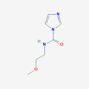 molecular formula C7H11N3O2 B13178658 N-(2-methoxyethyl)-1H-imidazole-1-carboxamide 