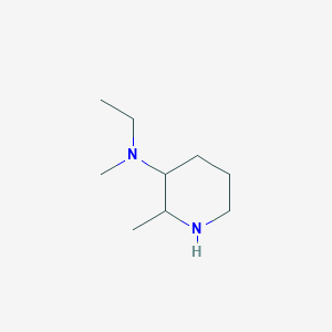 molecular formula C9H20N2 B13178706 N-Ethyl-N,2-dimethylpiperidin-3-amine 
