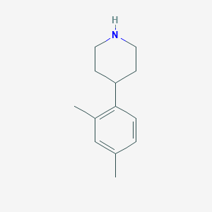 molecular formula C13H19N B13178725 4-(2,4-Dimethylphenyl)piperidine 