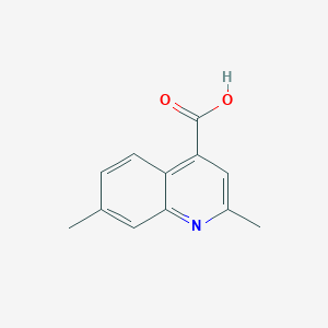 molecular formula C12H11NO2 B1317886 2,7-Dimethylquinoline-4-carboxylic acid CAS No. 892674-22-5