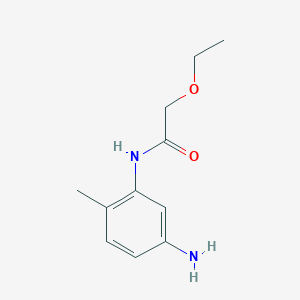 molecular formula C11H16N2O2 B1317901 N-(5-Amino-2-methylphenyl)-2-ethoxyacetamide CAS No. 953902-93-7